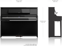 <b>Roland LX-6-PE piano digital vertical preto polido BEST-SELLER</b> <b>Roland LX-6-PE piano digital vertical preto polido BEST-SELLER</b>